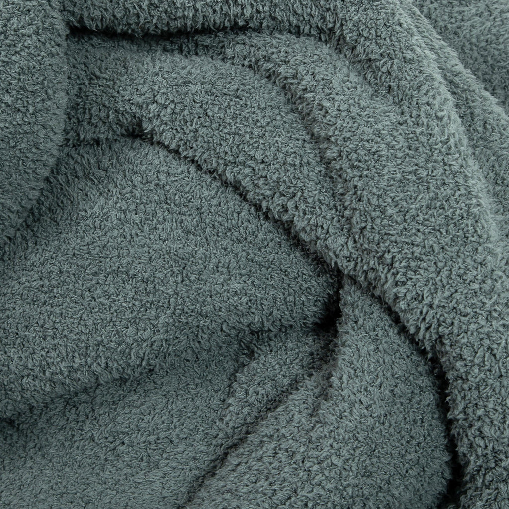 Dark Forest Solid Double Layered Print Extended Throw