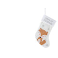Christmas Fox Wool Stockings – Cute Plush Holiday Gift Stockings, 3 Colors