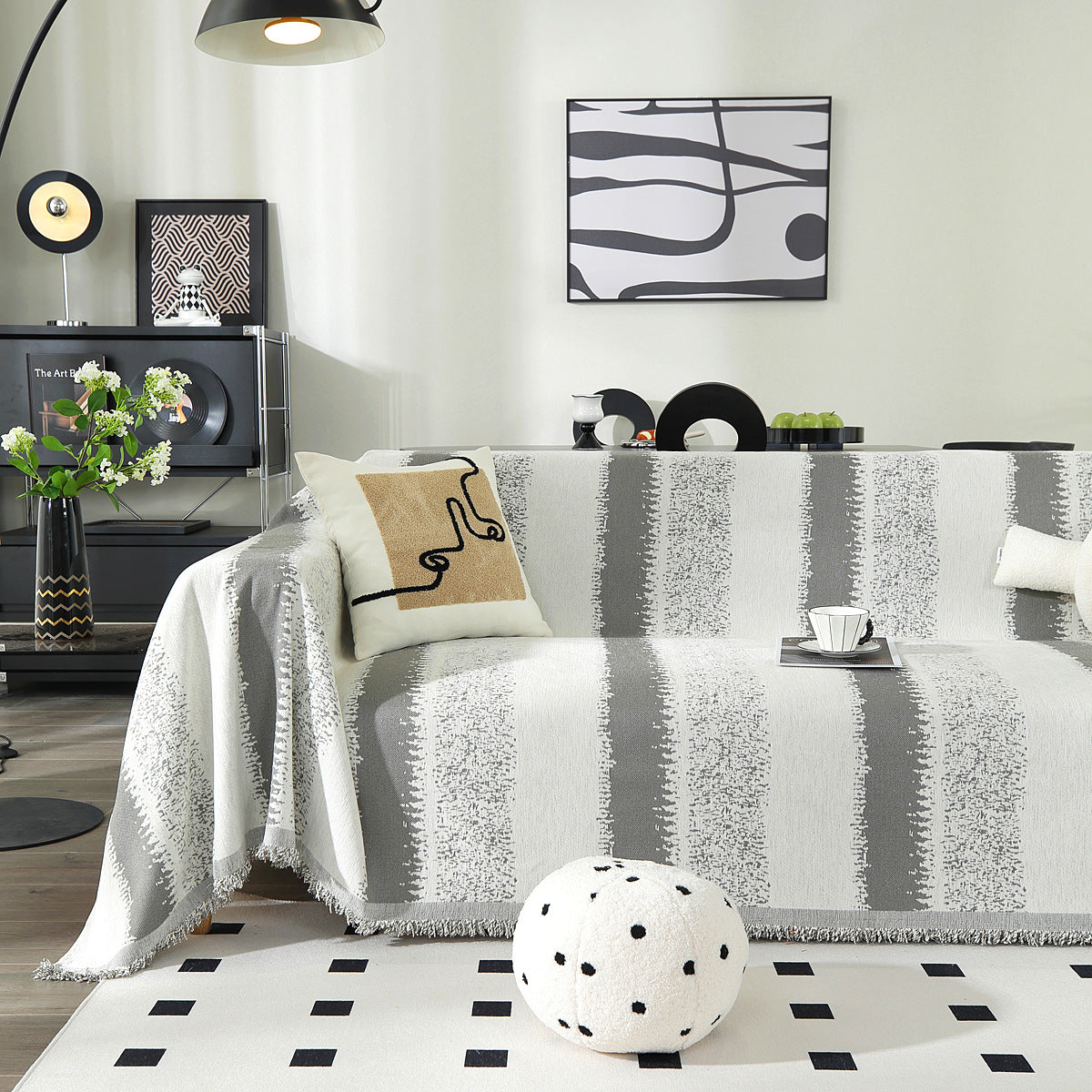 Bouclé Throw Pillow Cover