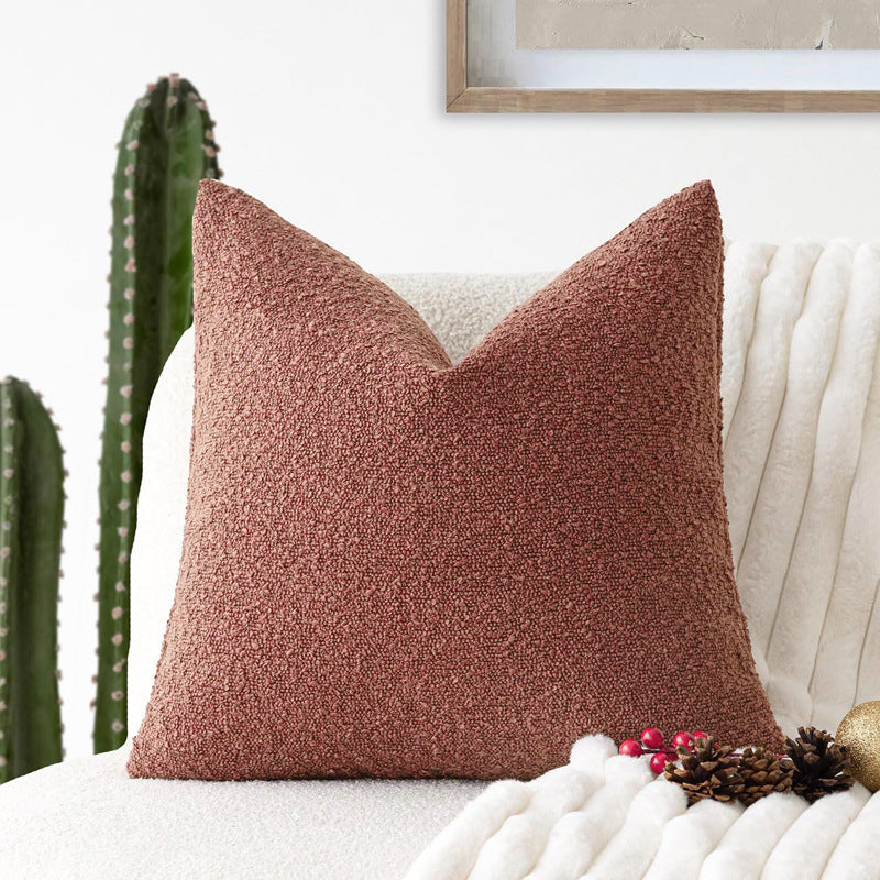 Bouclé Throw Pillow Cover