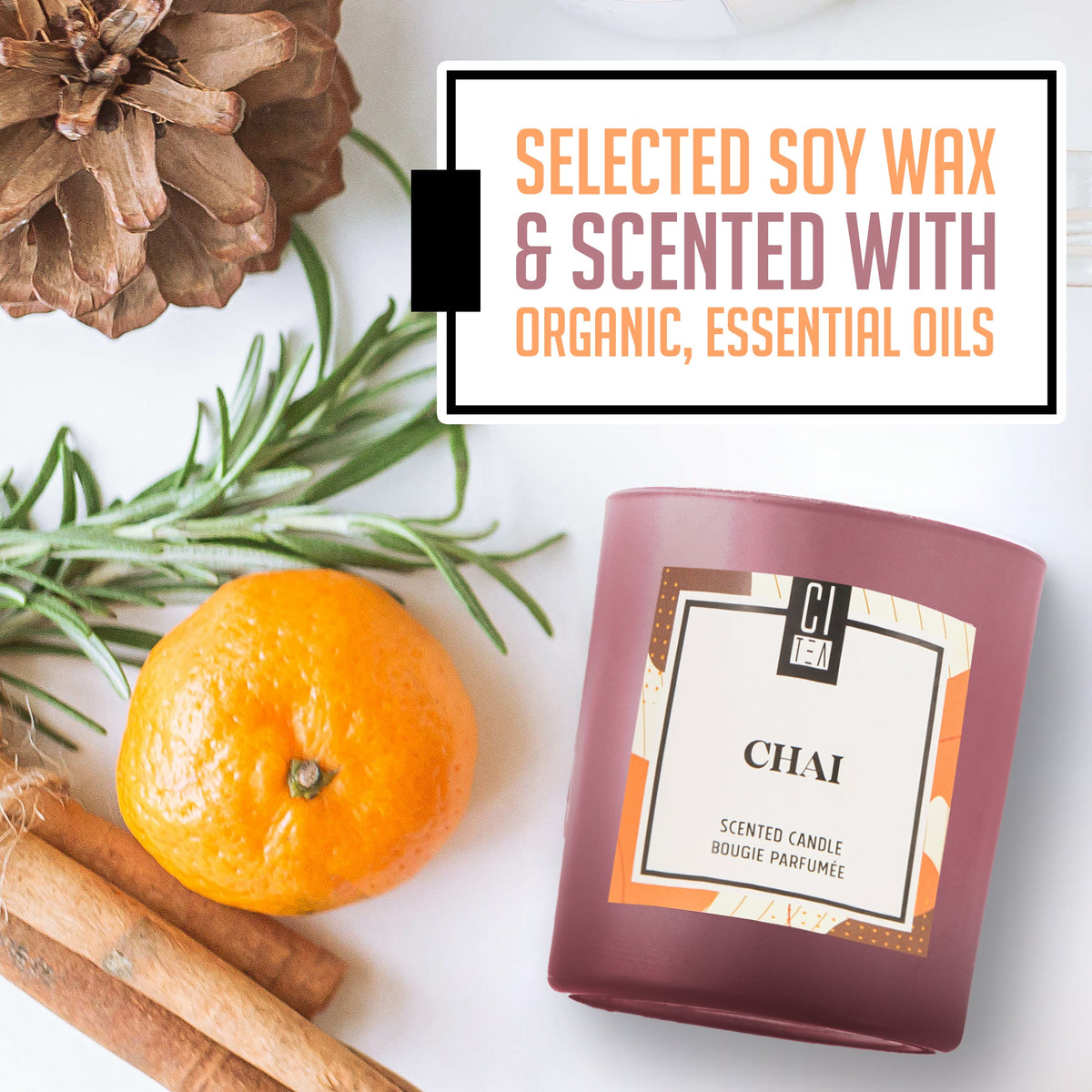 Chai Spice Soy Candle – 8 oz