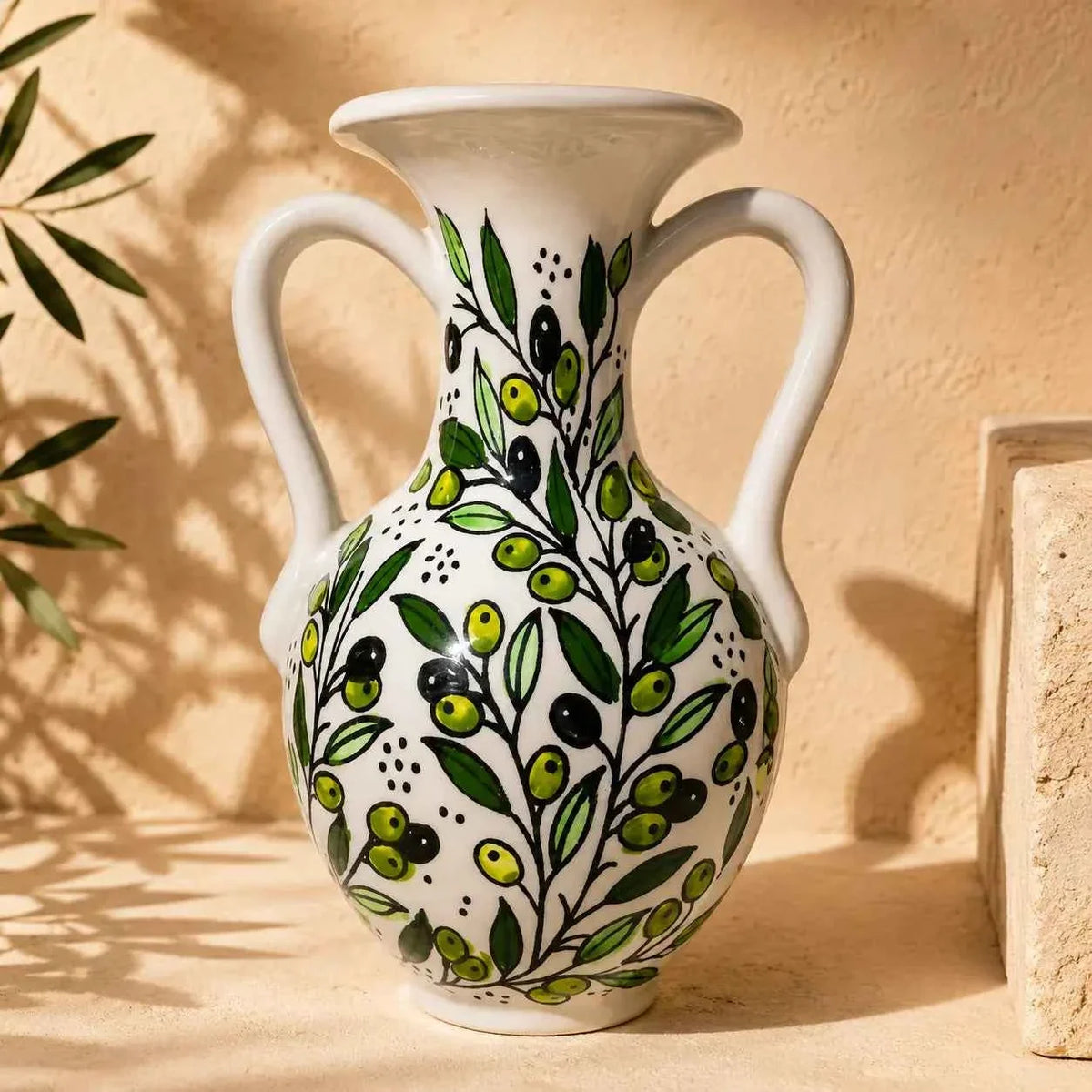 Handmade Ceramic Vase with Handles