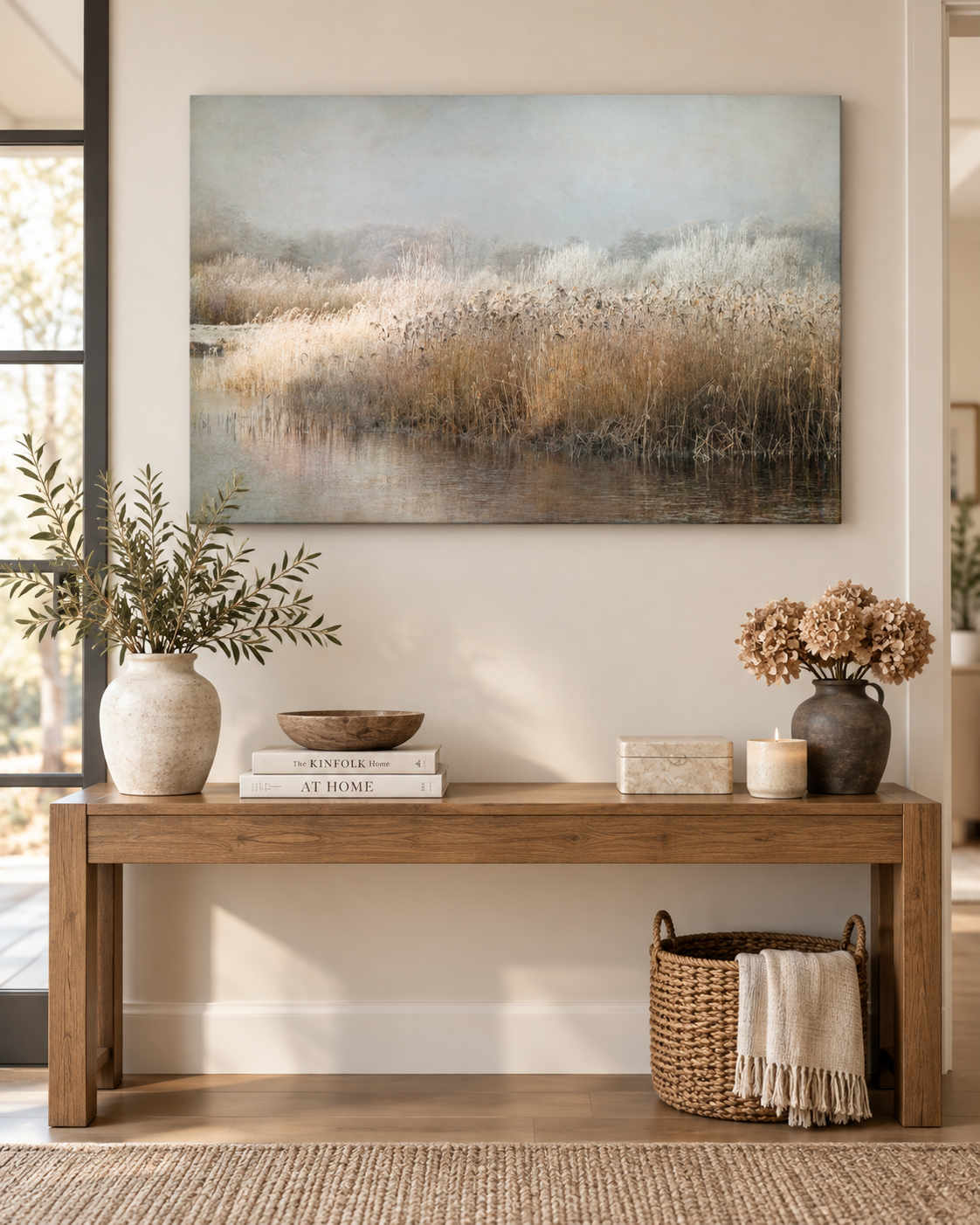Winter Morning Canvas Print by Nel Talen