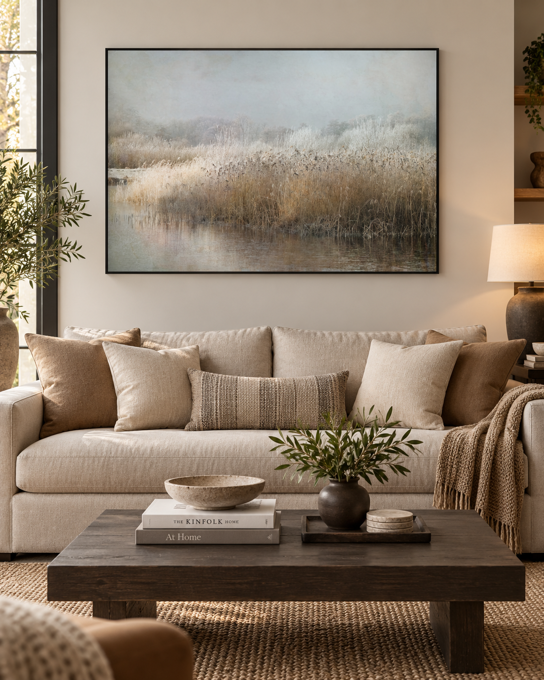 Winter Morning Canvas Print by Nel Talen