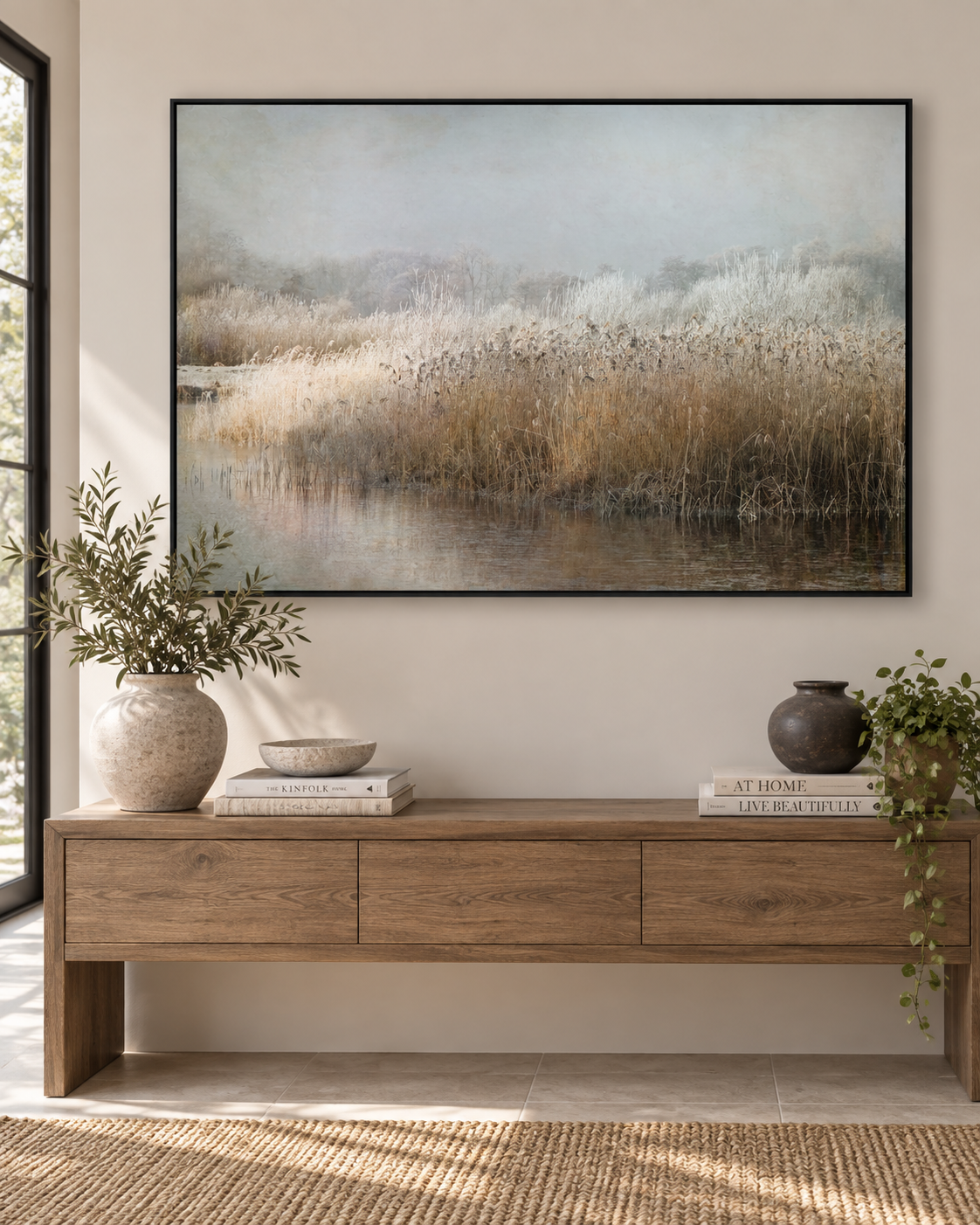 Winter Morning Canvas Print by Nel Talen