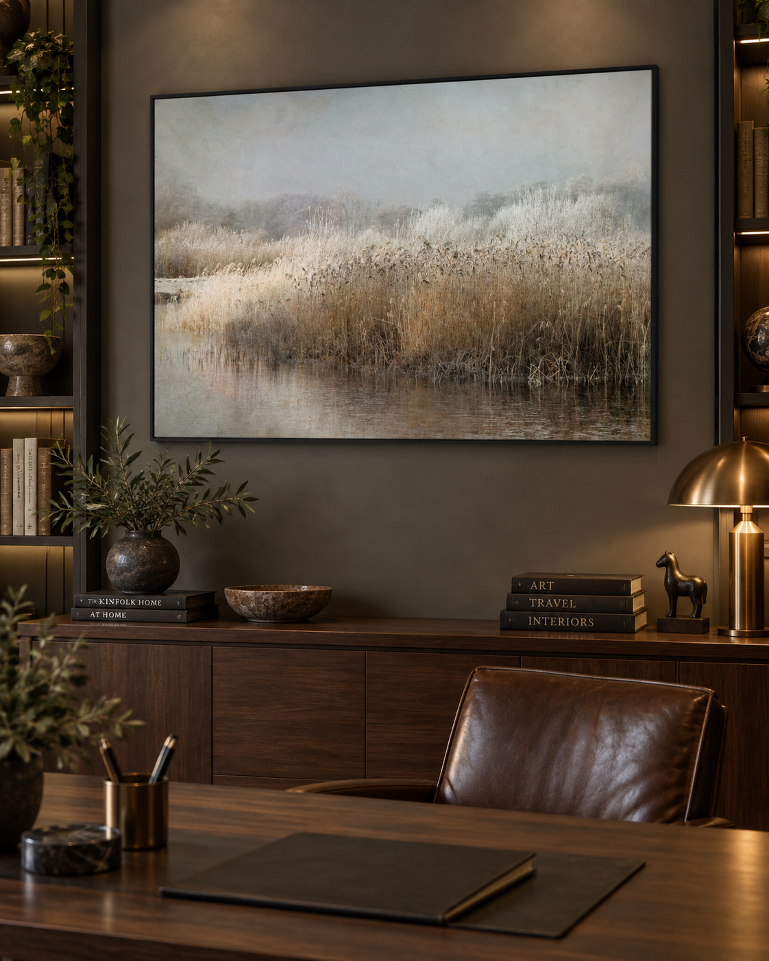 Winter Morning Canvas Print by Nel Talen