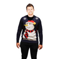 Men's Snowman Sweater With a Pompom