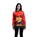 Women's Reindeer Sweater With a Pompom