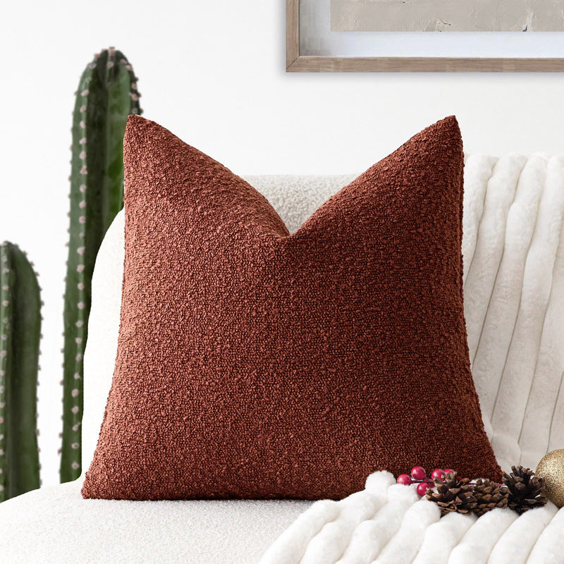 Bouclé Throw Pillow Cover
