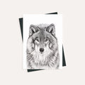 Wolf Portrait - Greeting Card